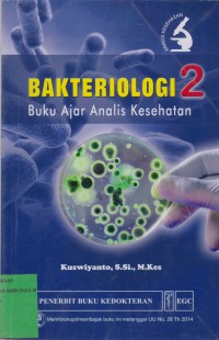BAKTERIOLOGI 2 Buku aja Analis Kesehatan