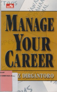 MANAGE YOUR CAREER