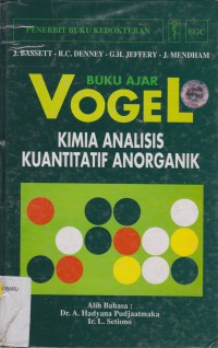 Vogel : Buku Ajar Kimia Analisis Kuantitatif Anorganik