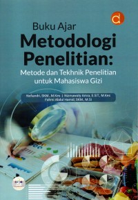Image of Buku Ajar Metodologi Penelitian: Metode dan Teknik Penelitian untuk Mahasiswa Gizi